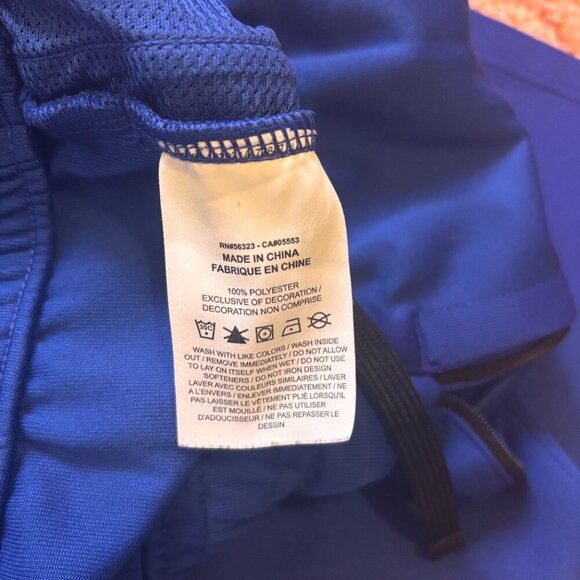 Team Issued Blue Nike Philadelphia 76ers NBA Break Away Pants Kid's Sz Small S - Picture 6 of 7